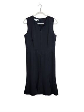 Pendleton Petities Little Black Dress Sheath Shift Lined Evening Womens Size 10P